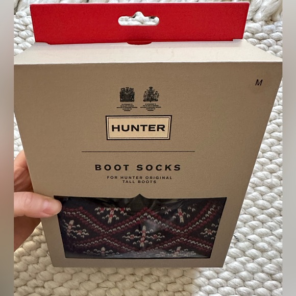 NEW $60 Hunter FAIRISLE FOR HUNTER ORIGINAL
TALL BOOTS size M - Picture 5 of 12